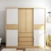 Tủ Quần Áo 3 Buồng 4 Cánh - TQAVP29
