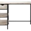 Bàn chân sắt liền giá sách