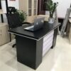 Bàn giám đốc 1m4 đen trắng giá rẻ