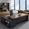 Bàn giám đốc chữ L chân bệt giá rẻ
