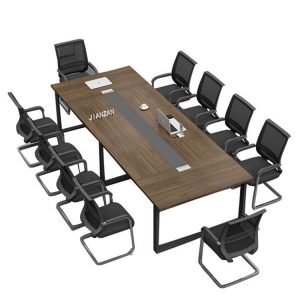 bàn họp chân sắt 2m4