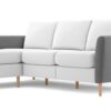 Ghế sofa nỉ màu trắng