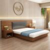 Giường Ngủ Có Tab Đầu Giường, Tấm Ốp Kéo Dài - GNVP15