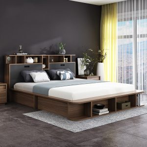 Giường Ngủ Thông Minh Liền Kệ Để Sách - GNVP23