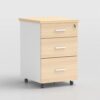 Hộc Tủ Di Động 3 Ngăn Gỗ MDF - HTVP02