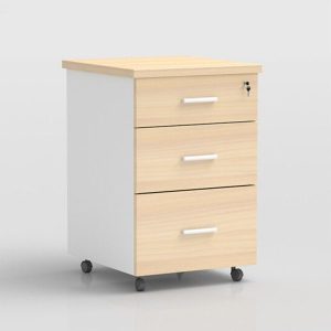 Hộc Tủ Di Động 3 Ngăn Gỗ MDF - HTVP02