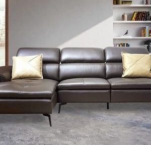 Sofa Da Bò Nhập Khẩu Malaysia 2m7 - SDVP11