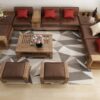 Sofa gỗ góc chữ U đẹp