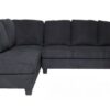 Ghế sofa nỉ màu đen