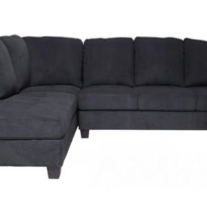 Ghế sofa nỉ màu đen