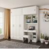 Tủ Quần Áo Nhựa Liền Bàn Làm Việc - TQAVP15