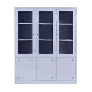 Tủ Sắt 3 Cánh Kính 1m35 Giá Rẻ - TSVP02
